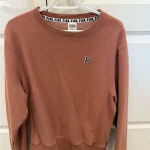 Victoria's Secret PINK Women's Warm Brown Sweatshirt